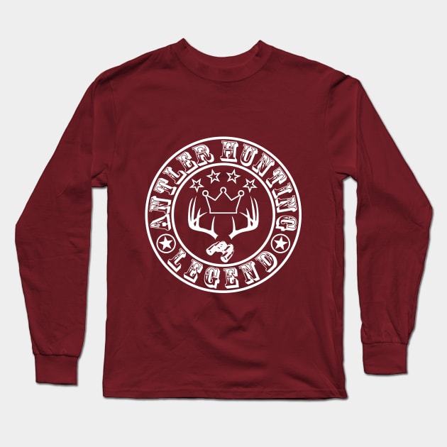 Deer shed hunting antler sheds hunters whitetail legend Long Sleeve T-Shirt by reddeer